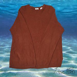 IZOD Vintage Unisex Dark Orange Sweater